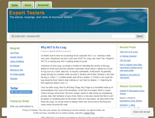 Tablet Screenshot of experttesters.com